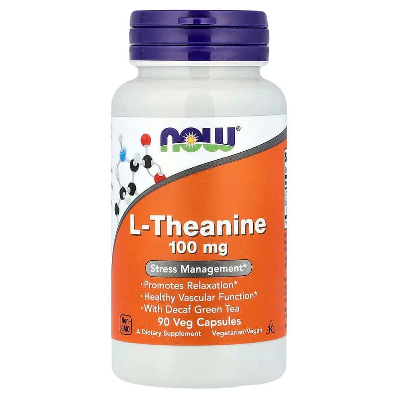 NOW Foods, L-Theanine - USA MEGA SHOP