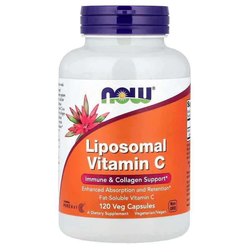 NOW Foods, Liposomal Vitamin C, 120 Veg Capsules (0.5 g per Capsule)