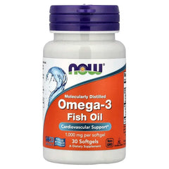 NOW Foods, Omega-3 Fish Oil, (1 g per Softgel) - USA MEGA SHOP