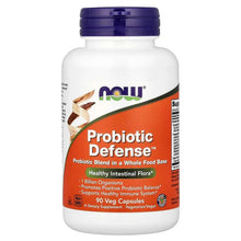 Probiotic supplement bottle with purple cap, front label facing forward