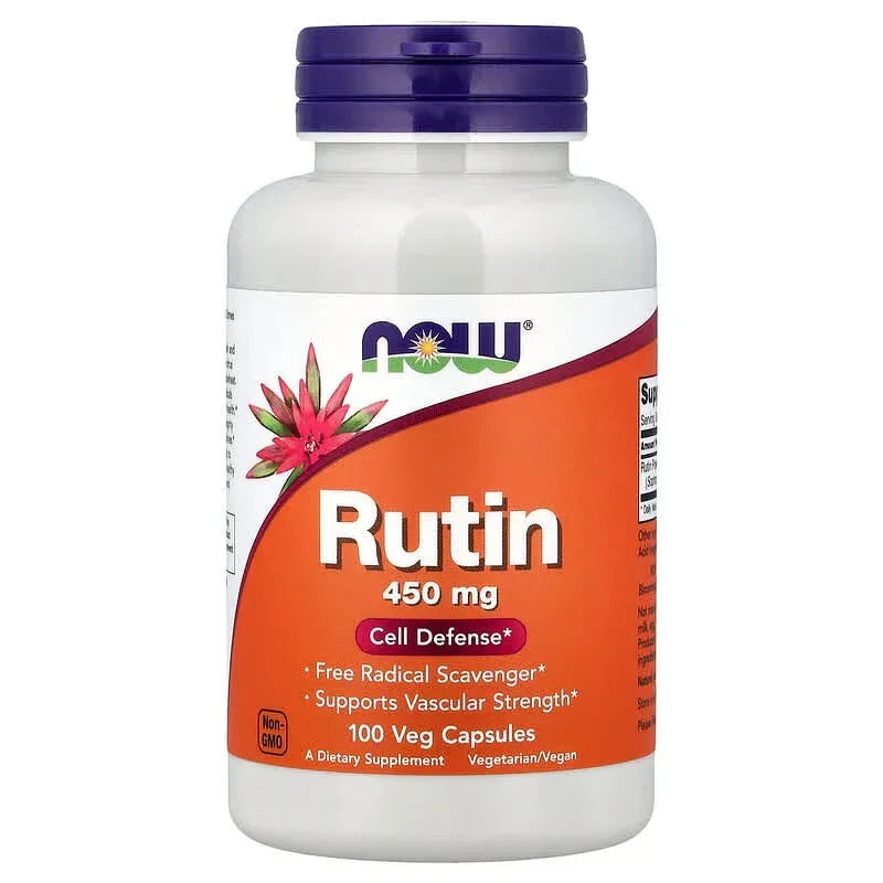 NOW Foods, Rutin, 450 mg, 100 Veg Capsules