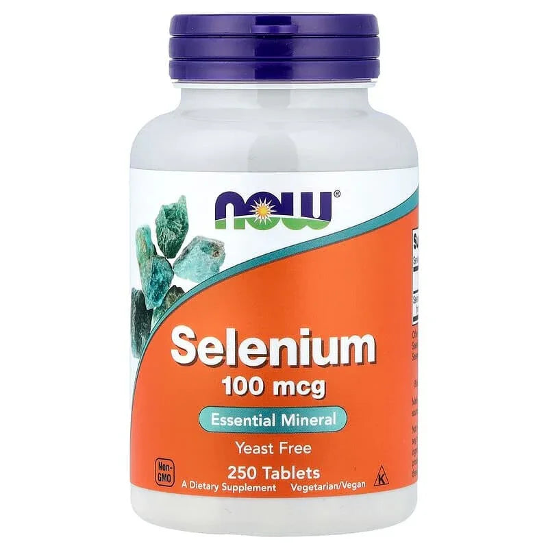 NOW Foods, Selenium, 100 mcg - USA MEGA SHOP