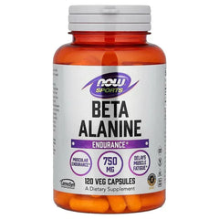 NOW Foods, Sports, Beta-Alanine, Endurance, 120 Veg Capsules (750 mg per Capsule)