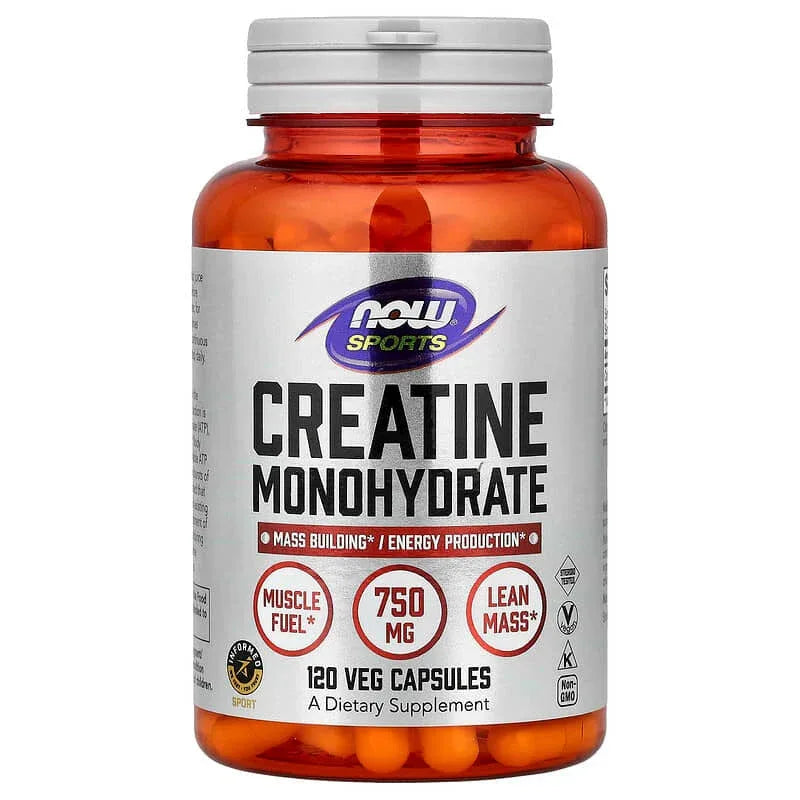 NOW Foods, Sports, Creatine Monohydrate (0.75 g per Capsule) - USA MEGA SHOP