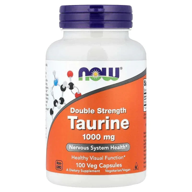 NOW Foods, Taurine, 1,000 mg, 100 Veg Capsules