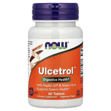 NOW Foods Ulcetrol digestive health bottle with 60 tablets label