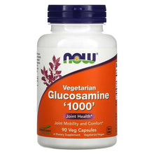 NOW Vegetarian Glucosamine '1000' bottle, 90 vegetarian capsules