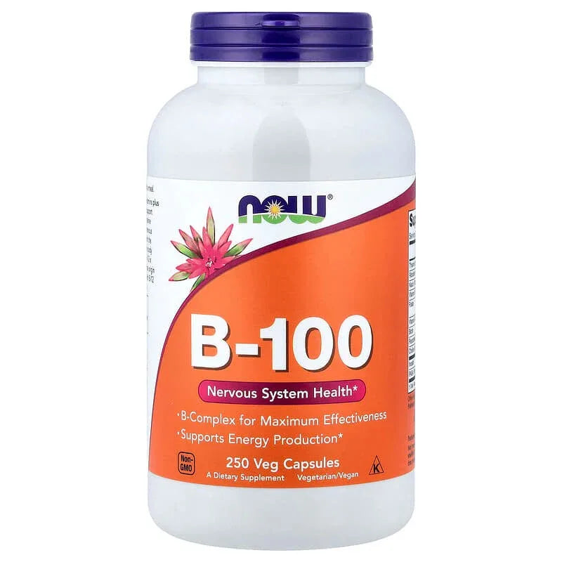 NOW Foods, B-100, Veg Capsules - USA MEGA SHOP