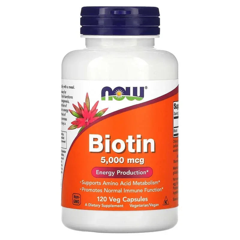 NOW Foods, Biotin 5,000 mcg