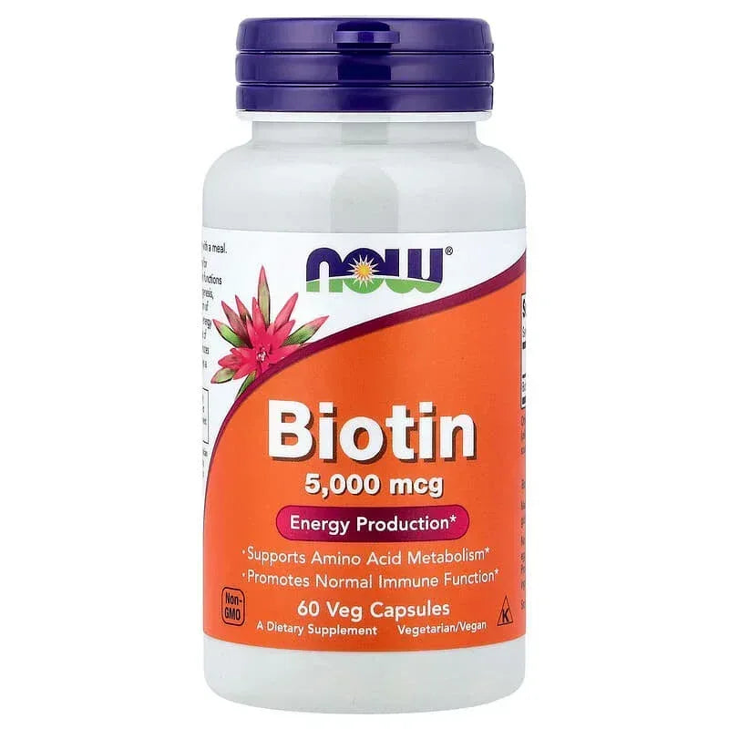 NOW Foods, Biotin 5,000 mcg
