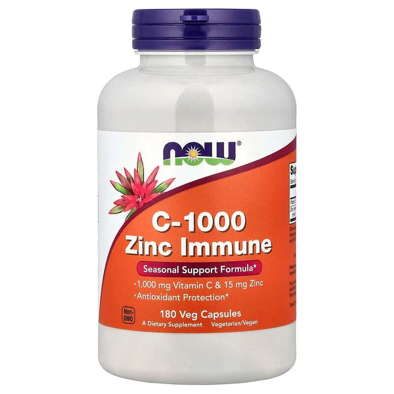 NOW Foods, C-1000, Zinc Immune - USA MEGA SHOP
