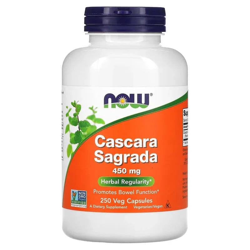 NOW Foods, Cascara Sagrada, 450 mg, Veg Capsules