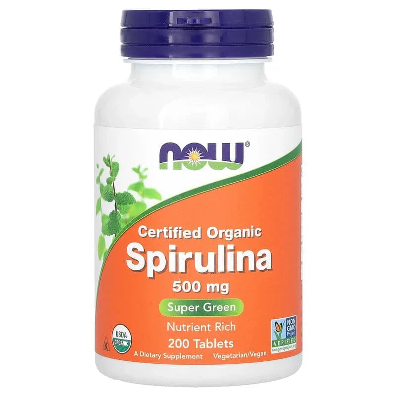NOW Foods, Certified Organic Spirulina