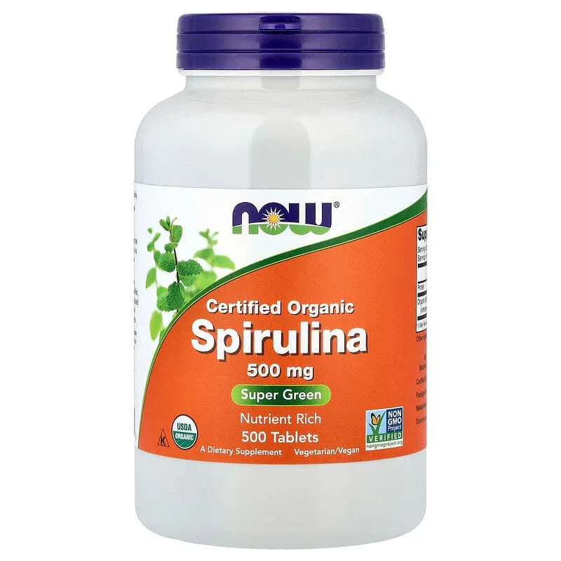 NOW Foods, Certified Organic Spirulina - USA MEGA SHOP