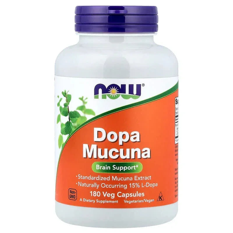 NOW Foods, Dopa Mucuna, Veg Capsules