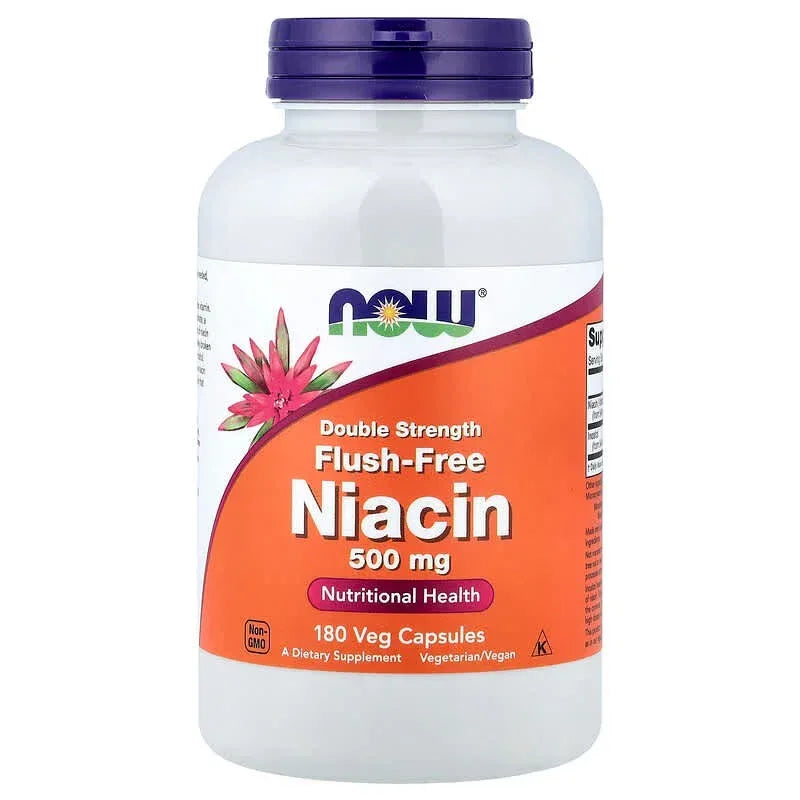 NOW Foods, Flush-Free Niacin, Veg Capsules
