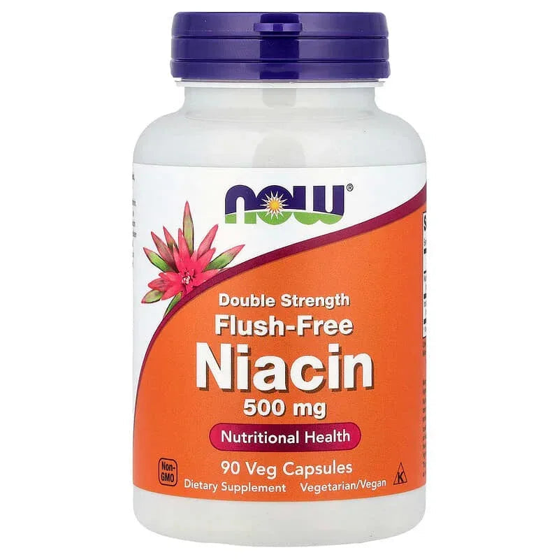 NOW Foods, Flush-Free Niacin, Veg Capsules