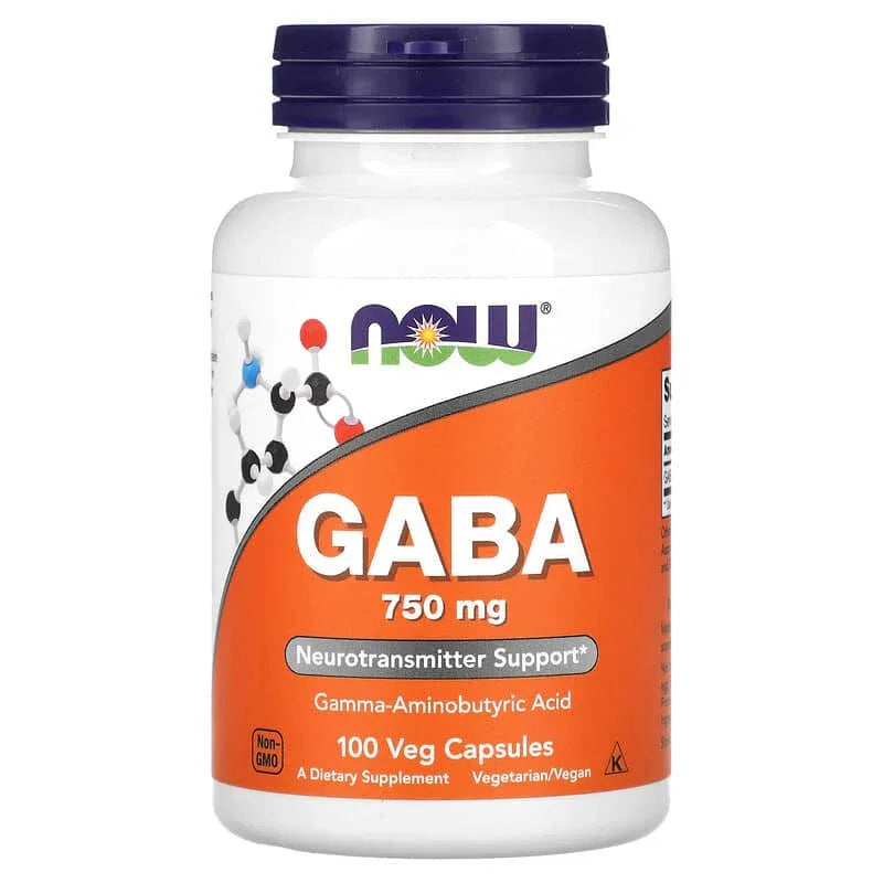 NOW Foods, GABA , 500 mg & 750 mg - USA MEGA SHOP