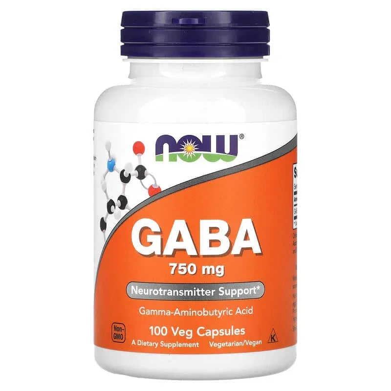 NOW Foods, GABA , 500 mg & 750 mg