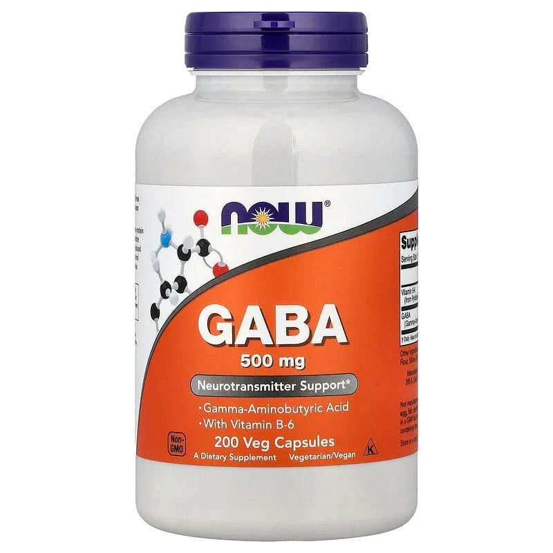 NOW Foods, GABA , 500 mg & 750 mg - USA MEGA SHOP
