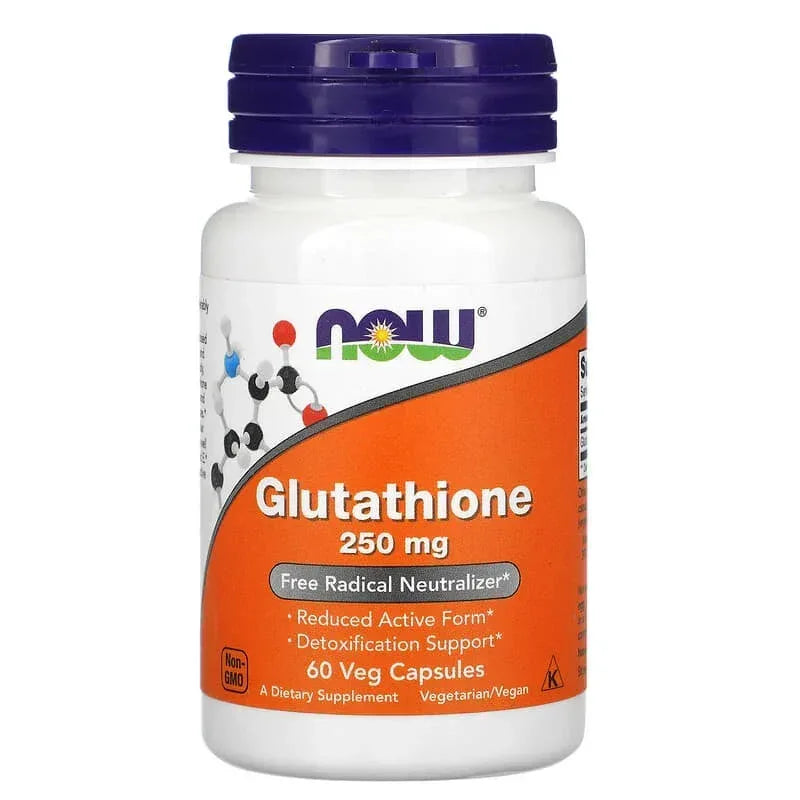 NOW Foods, Glutathione With Milk Thistle Extract & Alpha Lipoic Acid, 60 Veg Capsules
