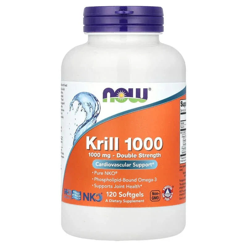 NOW Foods, Krill 1000, 1,000 mg, Softgels