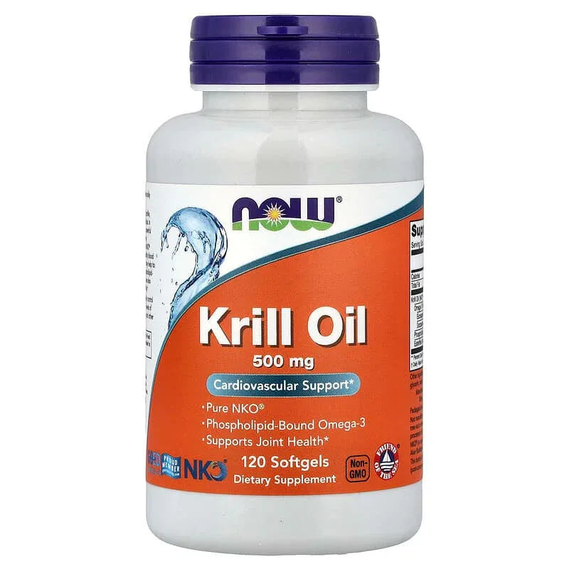 NOW Foods, Krill Oil, 500 mg, Softgels