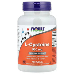 NOW Foods, L-Cysteine, 500 mg, 100 Tablets