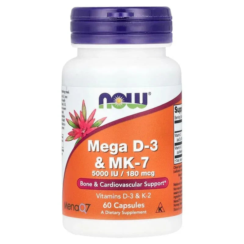 NOW Foods, Mega D3 & MK-7