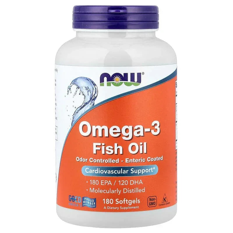 NOW Foods, Omega-3 Fish Oil, Softgels