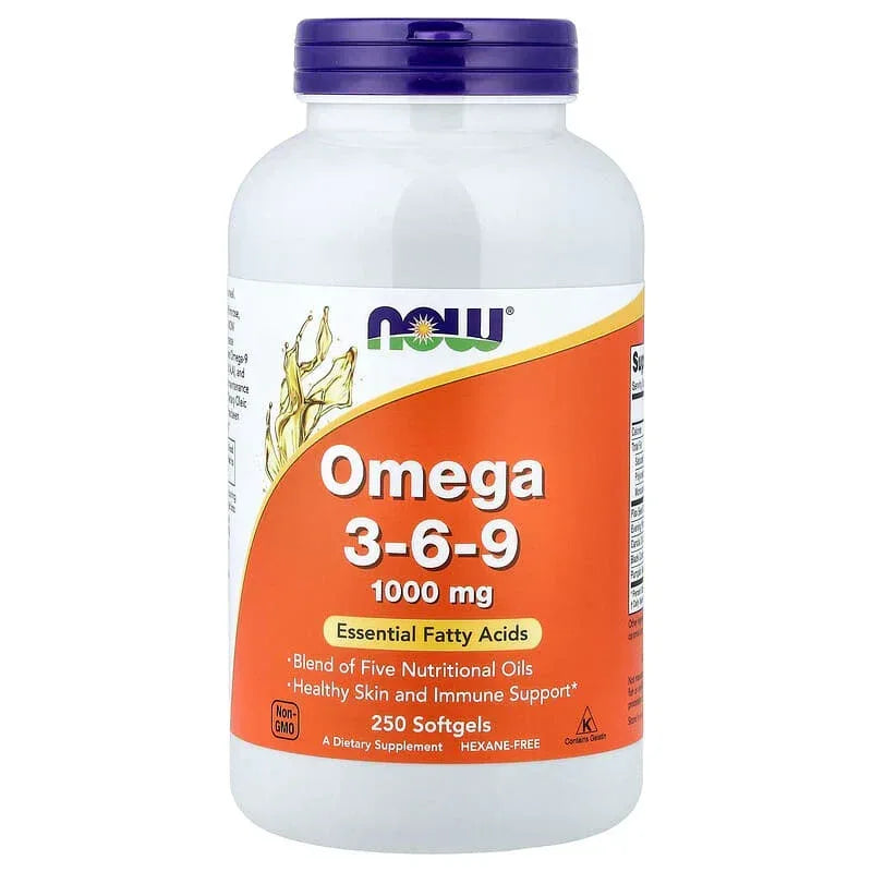 NOW Foods, Omega 3-6-9, Softgel