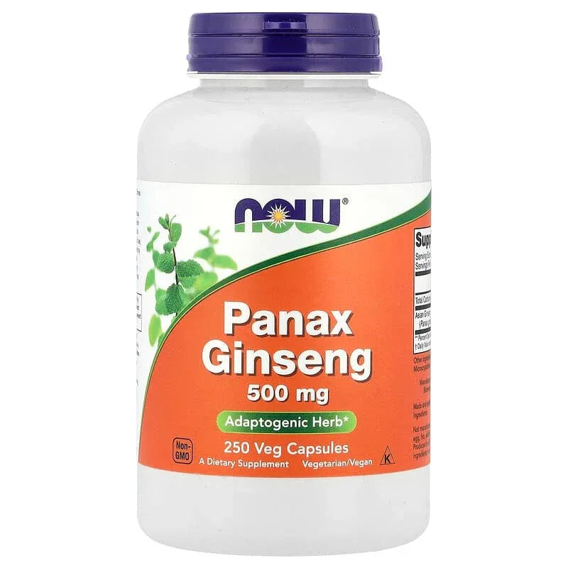 NOW Foods, Panax Ginseng , 500 mg, Veg Capsules