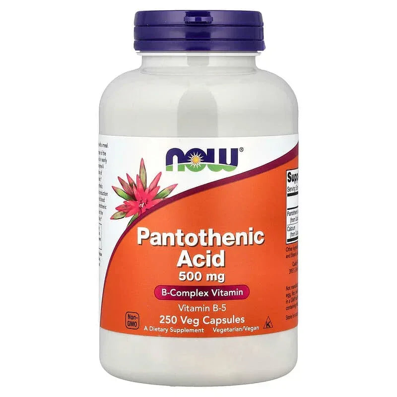 NOW Foods, Pantothenic Acid, 500 mg