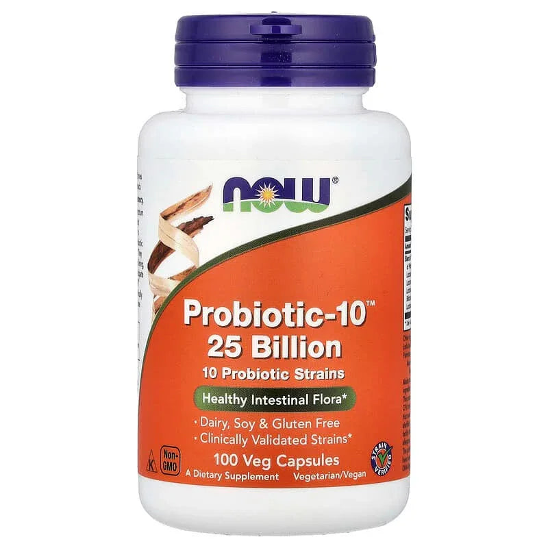 NOW Foods, Probiotic-10â„¢ 25 Billion, 50 Billion, & 100 Billion - USA MEGA SHOP