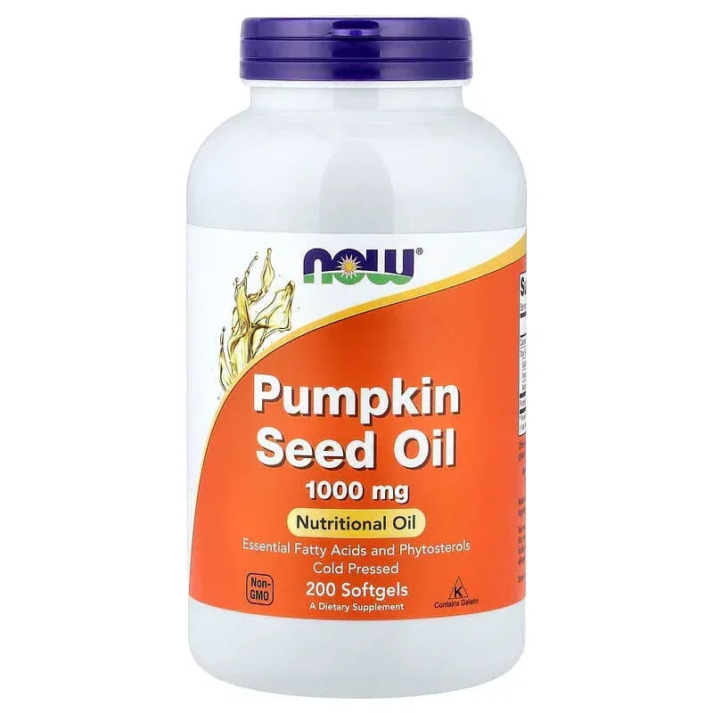 NOW Foods, Pumpkin Seed Oil, 100 Softgels (1,000 mg per Softgel)