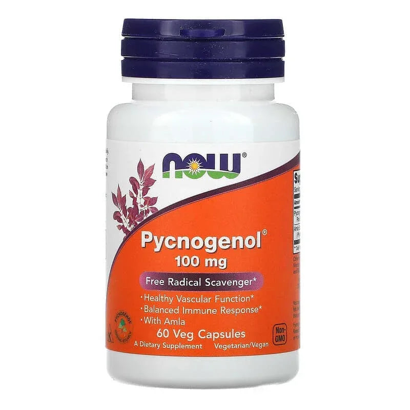 NOW Foods, Pycnogenol® With Bioflavonoids, Veg Capsules