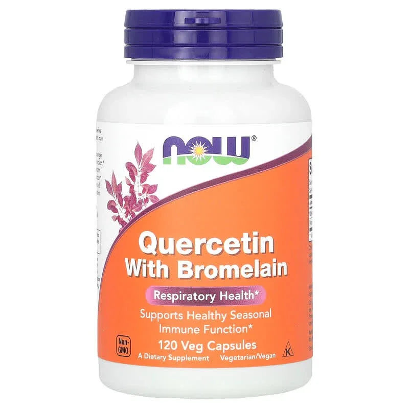 NOW Foods, Quercetin with Bromelain - USA MEGA SHOP