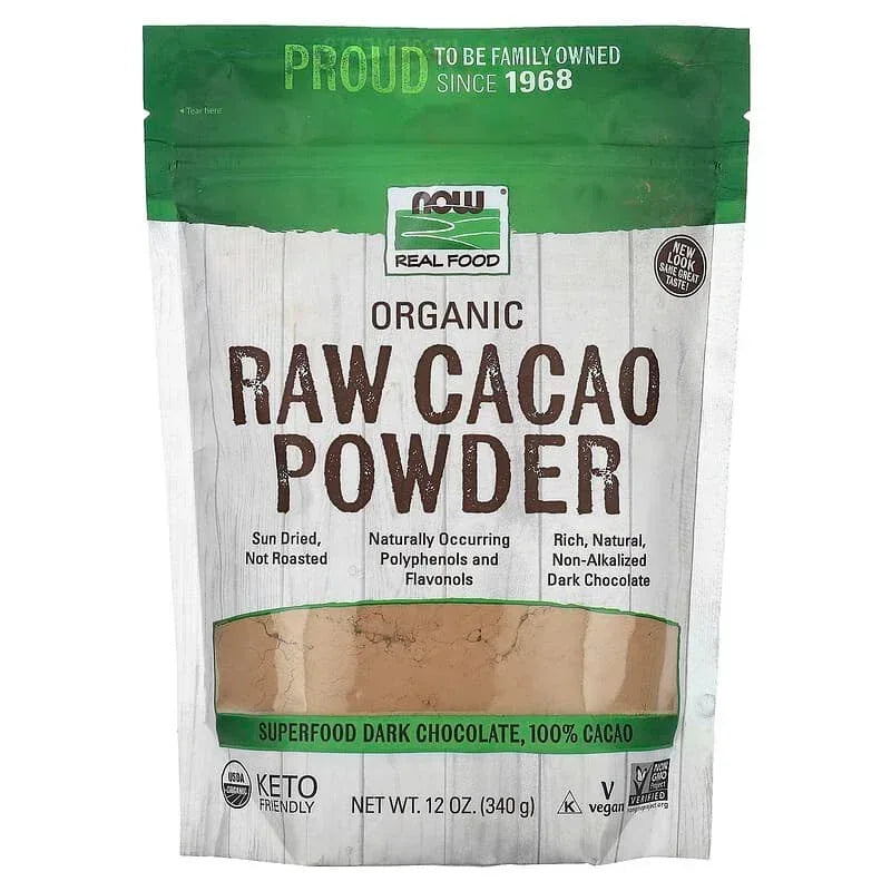 NOW Foods, Real Food, Organic Raw Cacao