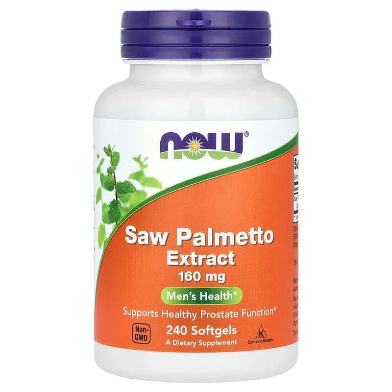 NOW Foods, Saw Palmetto Extract, 160 mg, Softgels