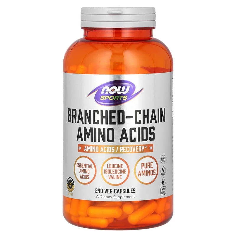 NOW Foods, Sports, Branched-Chain Amino Acids, 120 Veg Capsules (650 mg per Capsule)