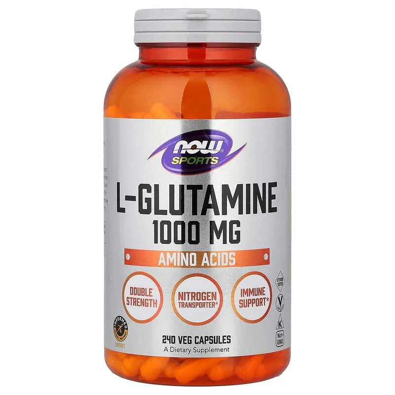 NOW Foods, L-Glutamine, 500 mg & 1000 mg - USA MEGA SHOP