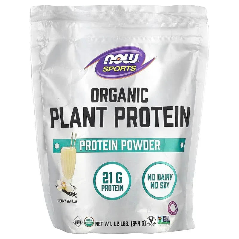 NOW Foods, Sports, Organic Plant Protein Powder
