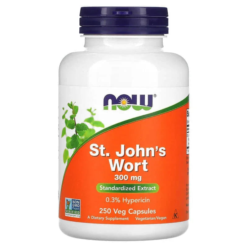 NOW Foods, St. John's Wort, 300 mg, Veg Capsules