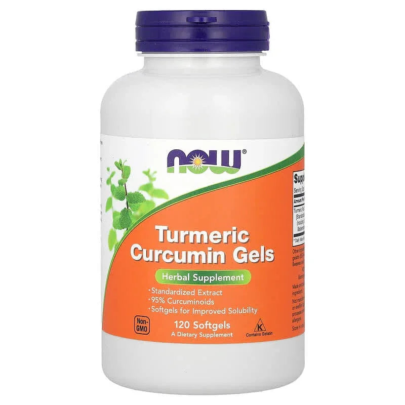 NOW Foods, Turmeric Curcumin Gels, Softgels (475 mg per Softgel)