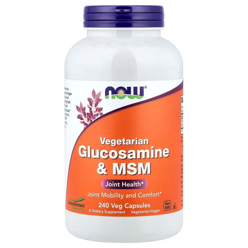 NOW Foods, Vegetarian Glucosamine & MSM, Veg Capsules