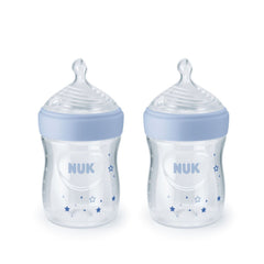 NUK Simply Natural Bottle with SafeTemp, 5 oz, 2 Pack, 0+ Months