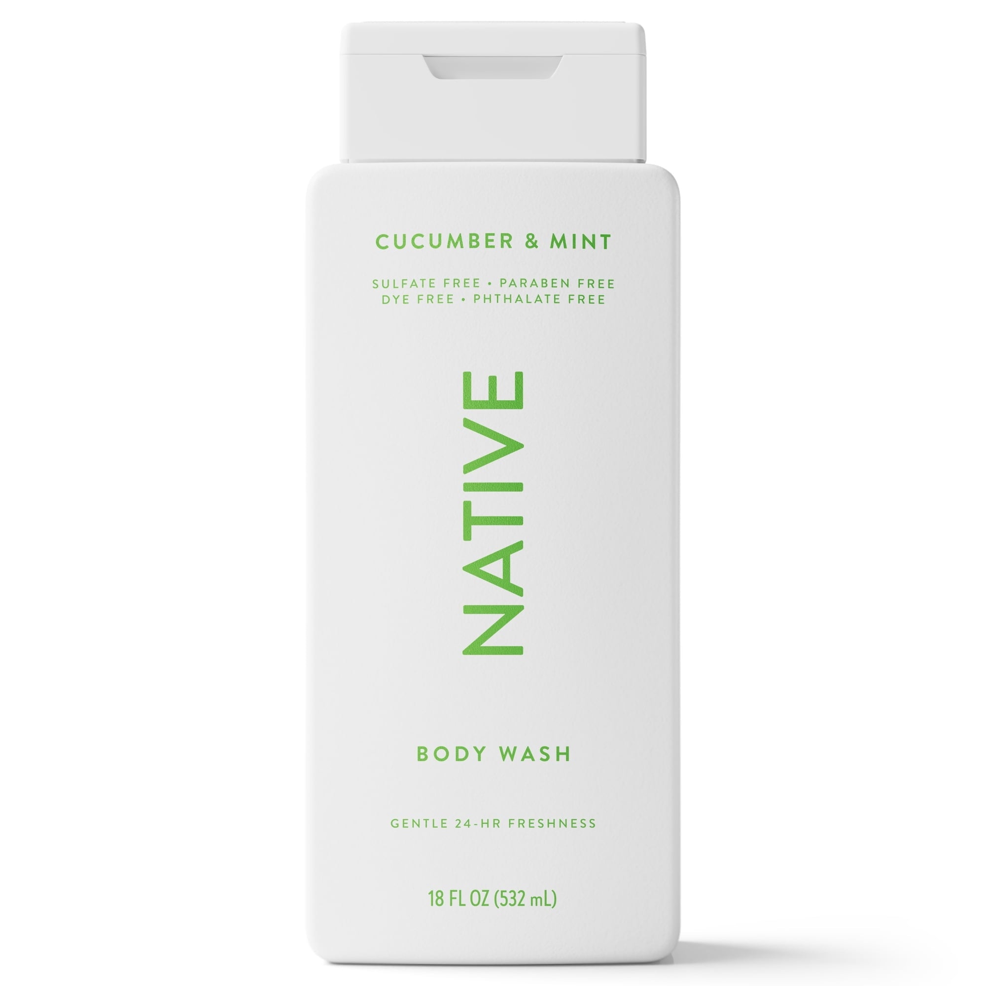 Native Body Wash, Cucumber & Mint, for Women & Men, 18 fl oz