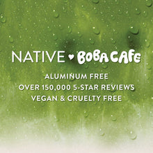 Native Boba Cafe body wash, aluminum free, vegan and cruelty free