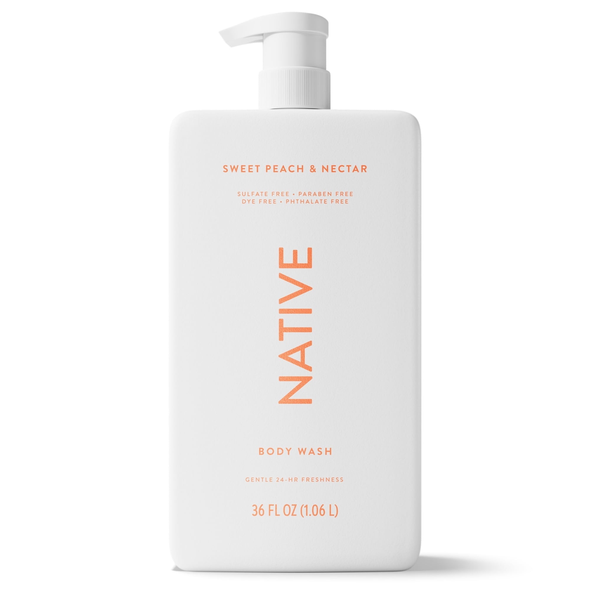 Native Body Wash, Sweet Peach & Nectar, Sulfate Free, 36 fl oz