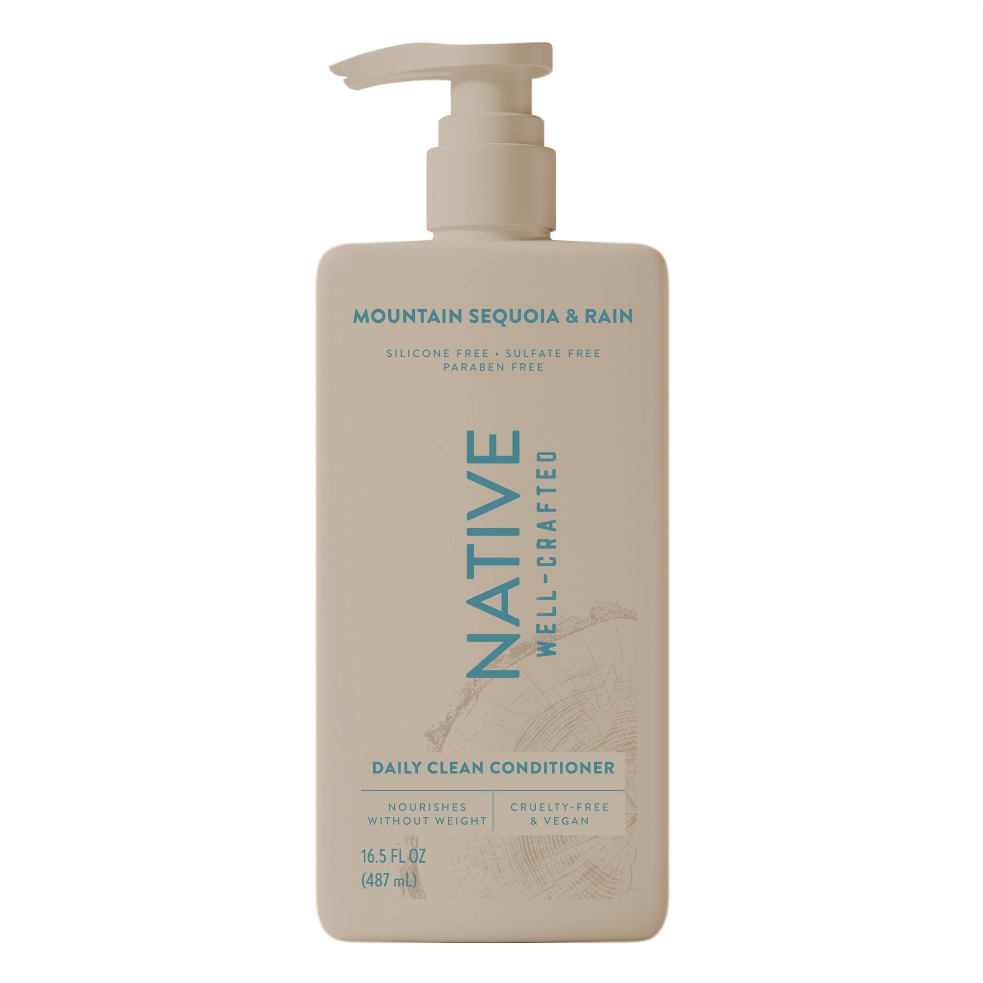 Native Daily Clean Men's Conditioner, Silicone and Sulfate Free, Mountain Sequoia & Rain, 16.5 fl oz (PACK OF 3 )